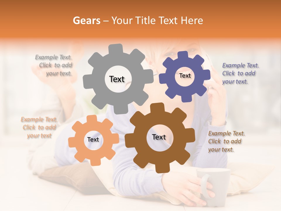 Lifestyle Tea Simplicity PowerPoint Template