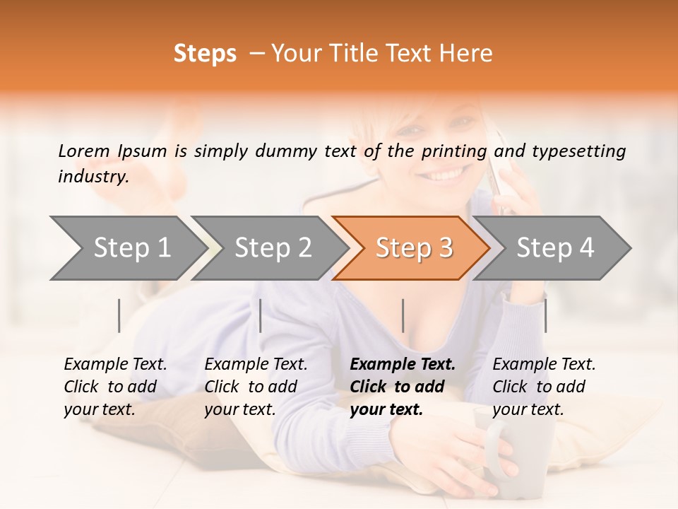 Lifestyle Tea Simplicity PowerPoint Template