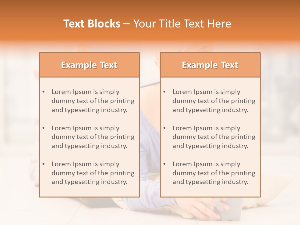 Lifestyle Tea Simplicity PowerPoint Template