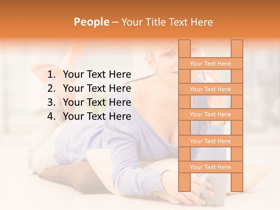 Lifestyle Tea Simplicity PowerPoint Template