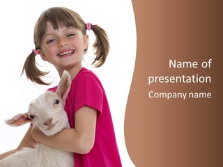 Female Healthy Animal PowerPoint Template