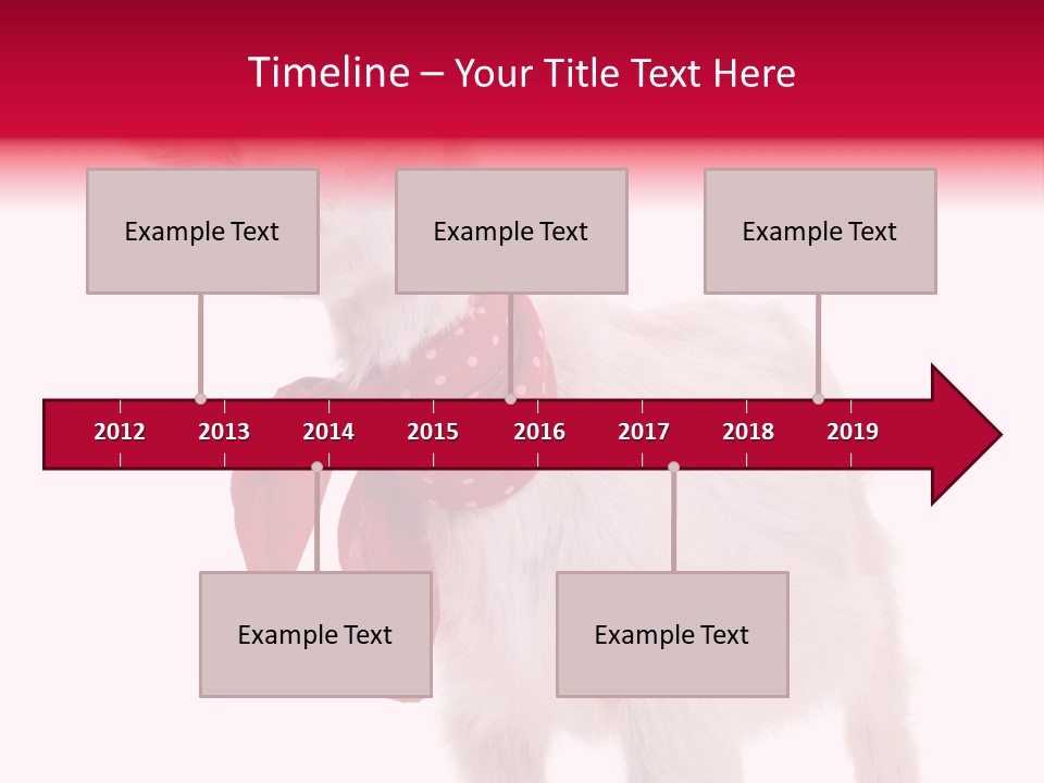 One Animal Agriculture Isolated On White PowerPoint Template