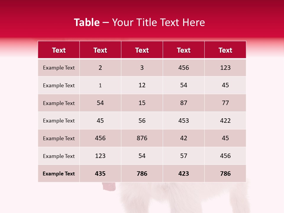 One Animal Agriculture Isolated On White PowerPoint Template