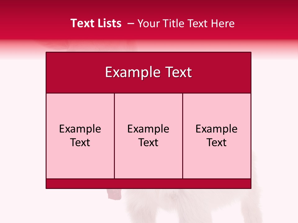 One Animal Agriculture Isolated On White PowerPoint Template