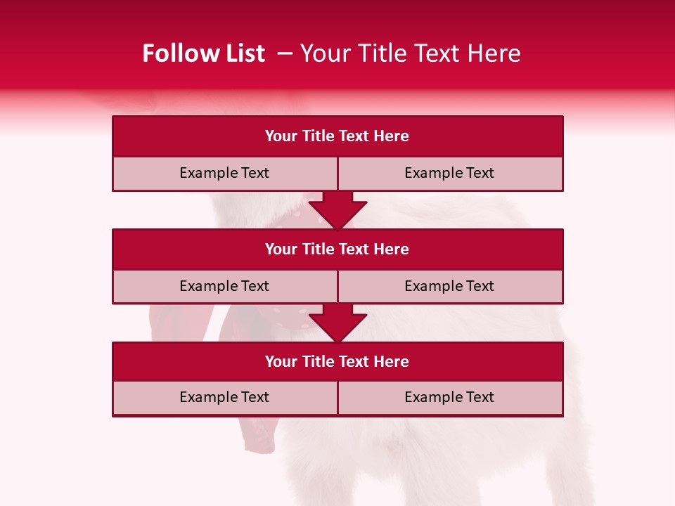 One Animal Agriculture Isolated On White PowerPoint Template