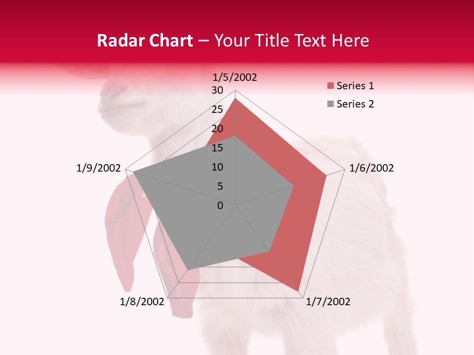 One Animal Agriculture Isolated On White PowerPoint Template