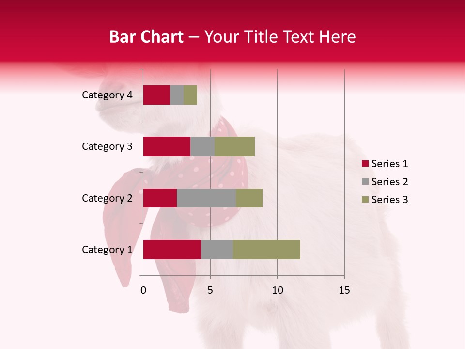 One Animal Agriculture Isolated On White PowerPoint Template