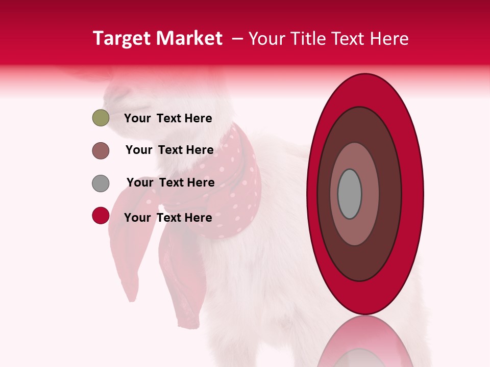 One Animal Agriculture Isolated On White PowerPoint Template