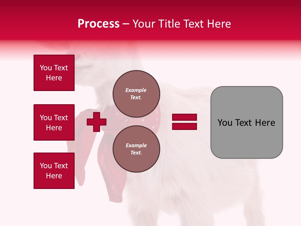 One Animal Agriculture Isolated On White PowerPoint Template