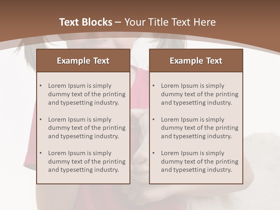 Caucasian Dairy Healthy PowerPoint Template