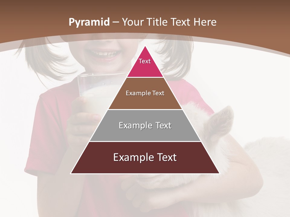 Caucasian Dairy Healthy PowerPoint Template