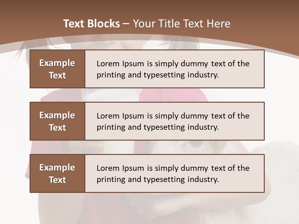 Caucasian Dairy Healthy PowerPoint Template