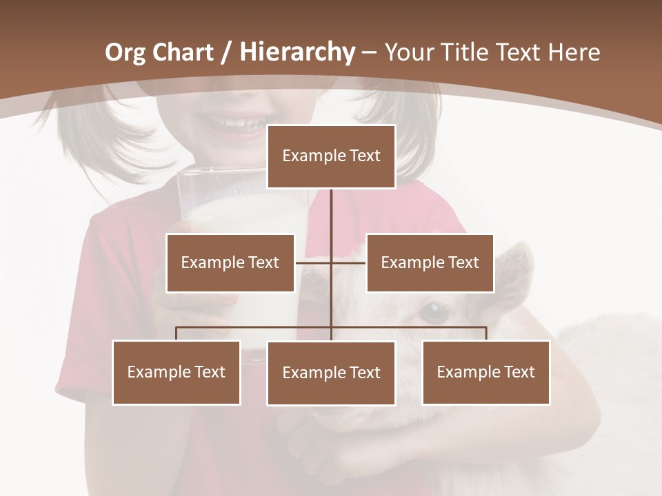 Caucasian Dairy Healthy PowerPoint Template