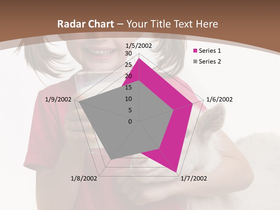Caucasian Dairy Healthy PowerPoint Template