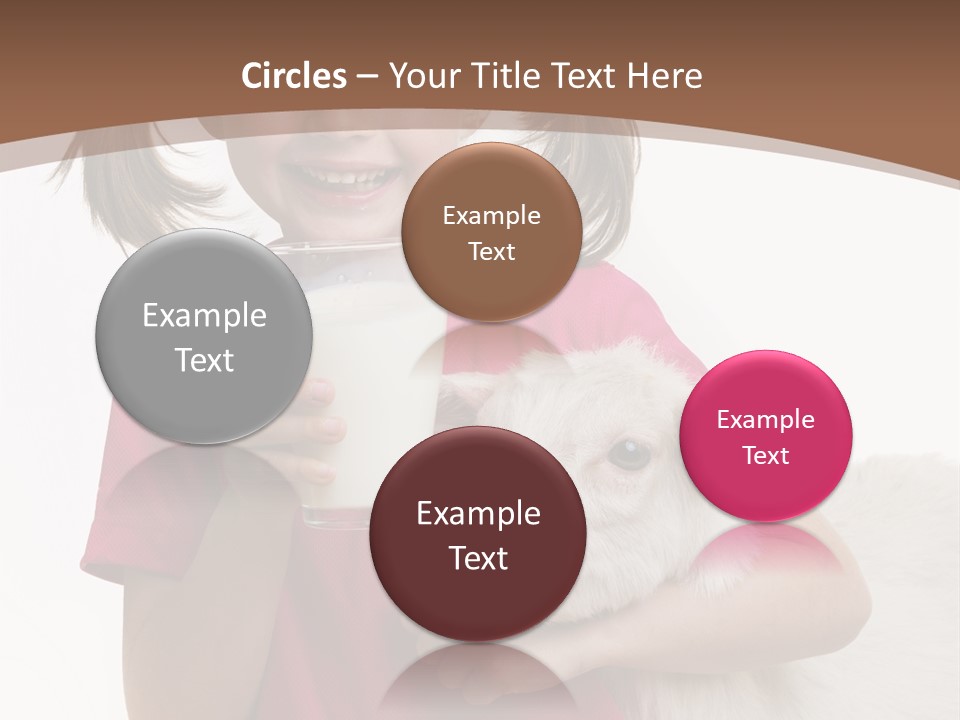 Caucasian Dairy Healthy PowerPoint Template