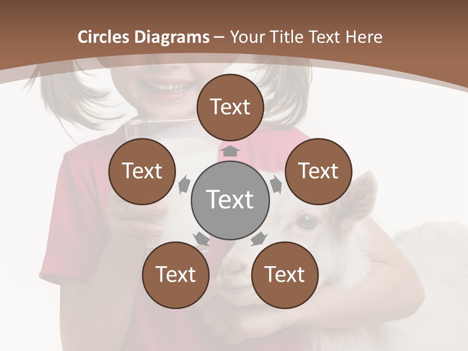 Caucasian Dairy Healthy PowerPoint Template