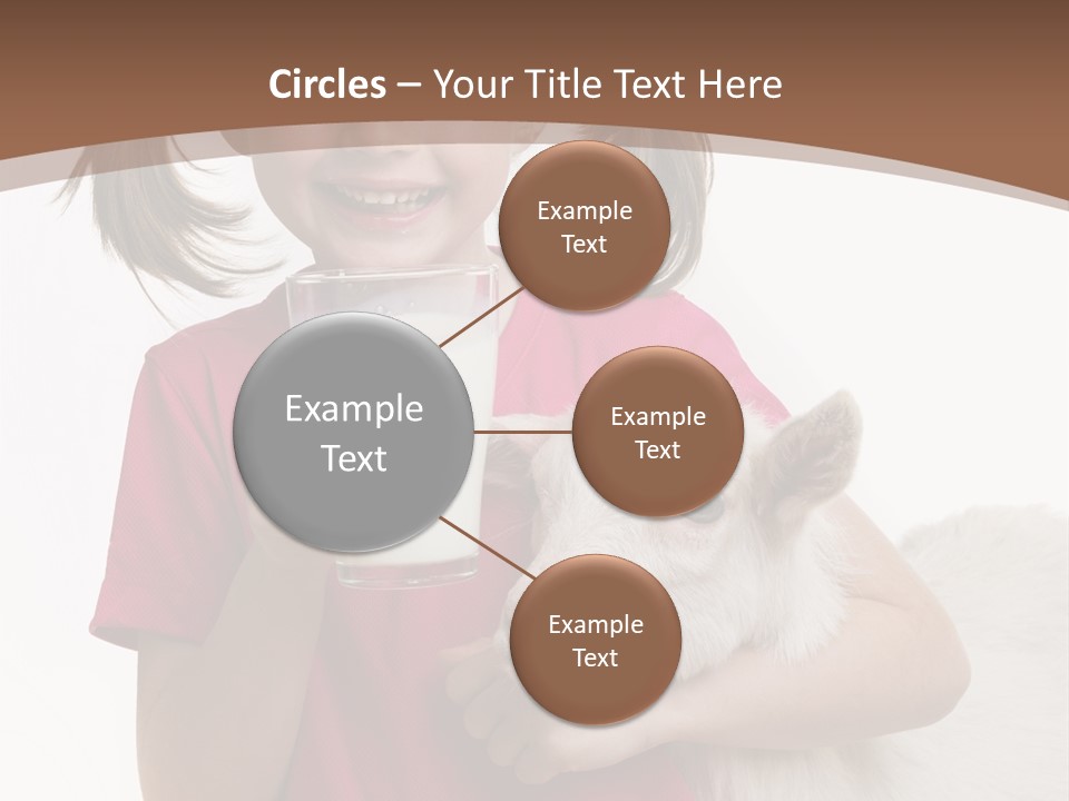 Caucasian Dairy Healthy PowerPoint Template