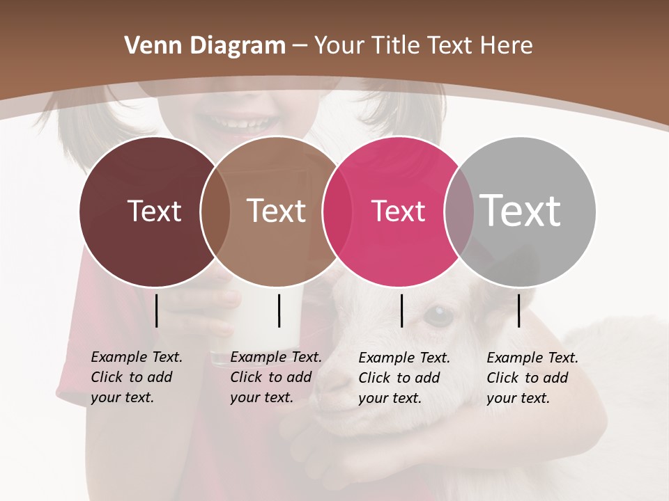 Caucasian Dairy Healthy PowerPoint Template