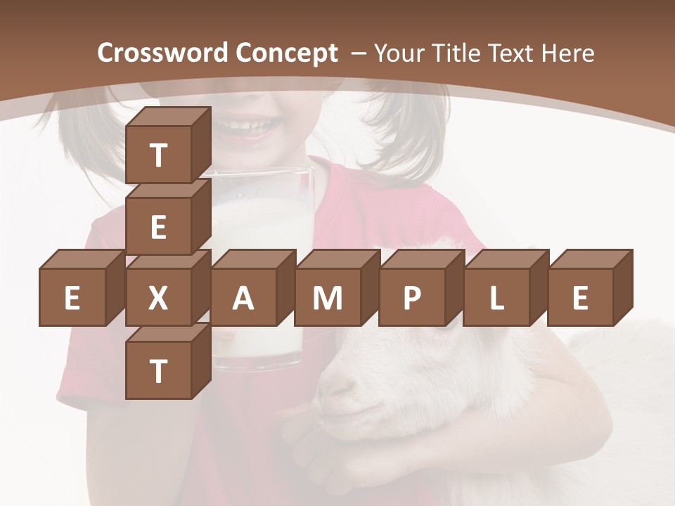 Caucasian Dairy Healthy PowerPoint Template