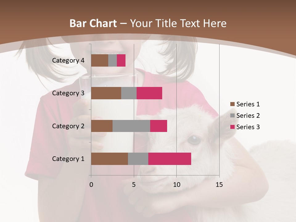 Caucasian Dairy Healthy PowerPoint Template