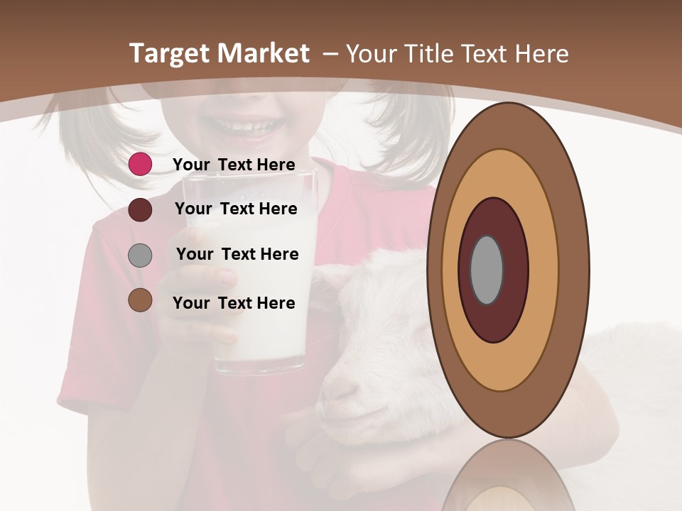 Caucasian Dairy Healthy PowerPoint Template