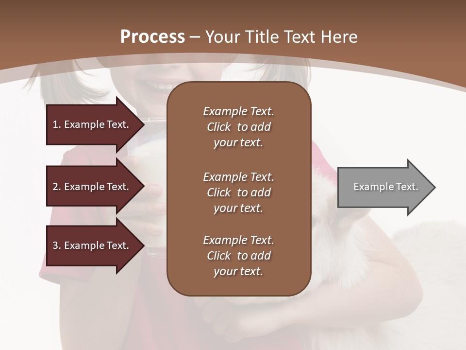 Caucasian Dairy Healthy PowerPoint Template