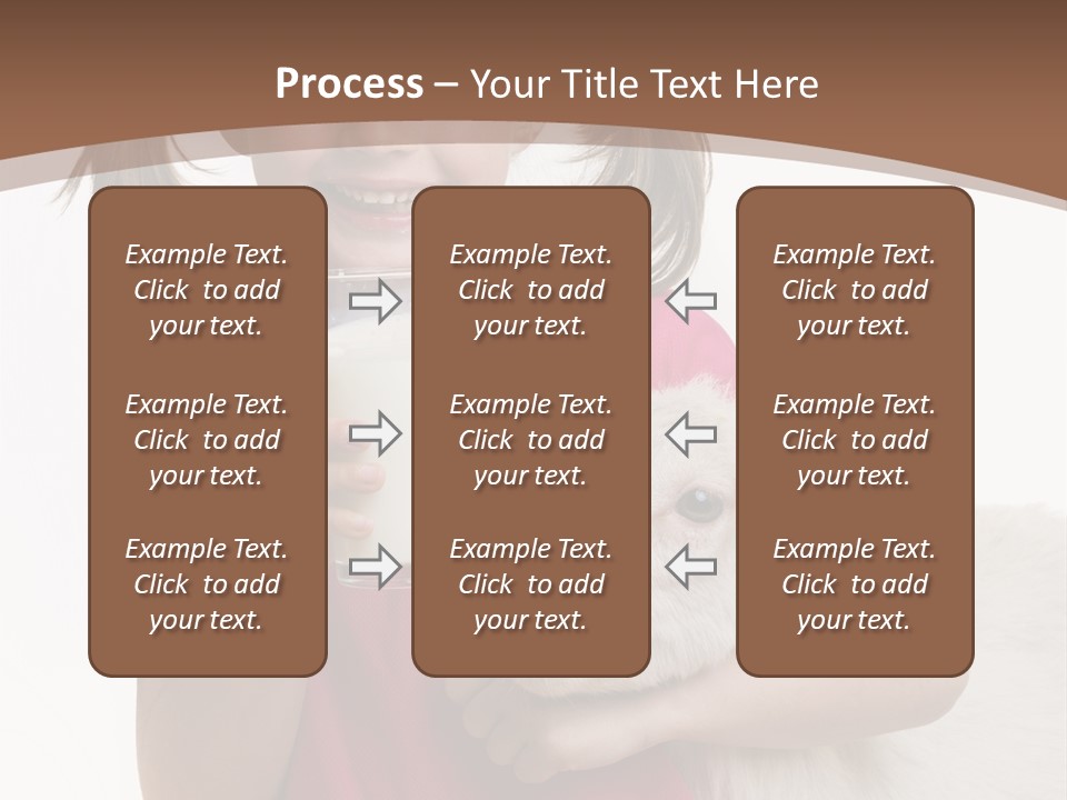 Caucasian Dairy Healthy PowerPoint Template