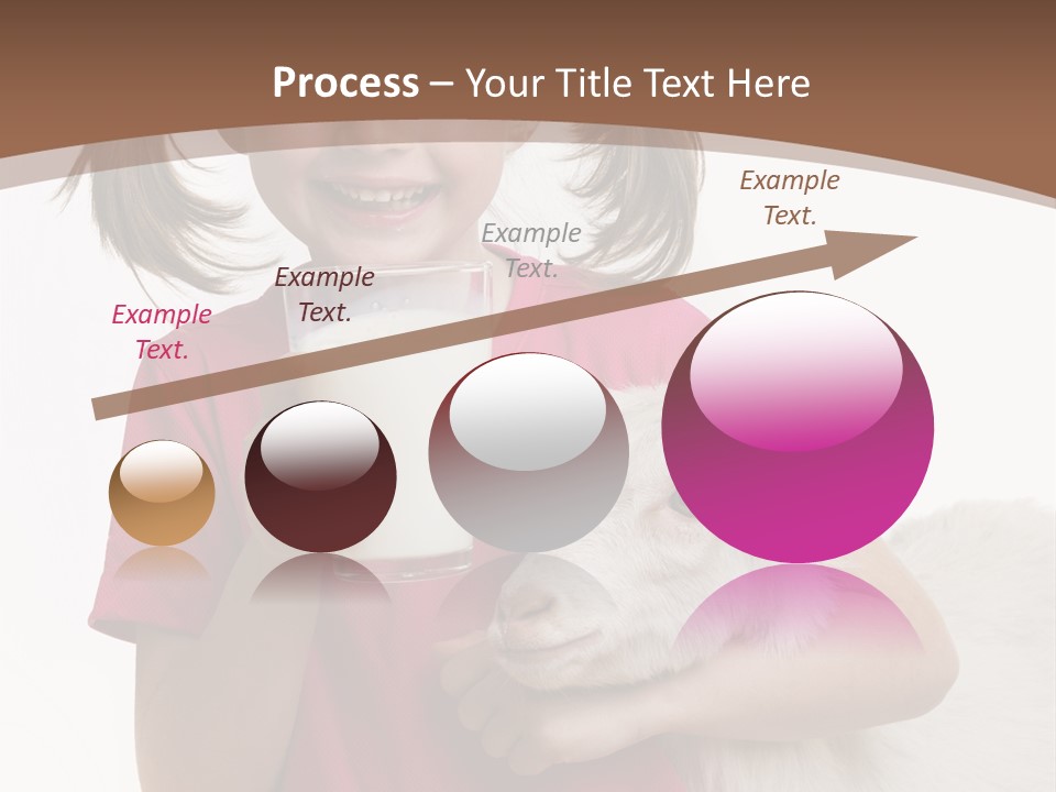 Caucasian Dairy Healthy PowerPoint Template