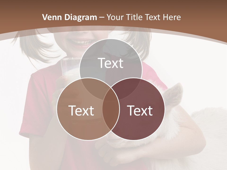 Caucasian Dairy Healthy PowerPoint Template