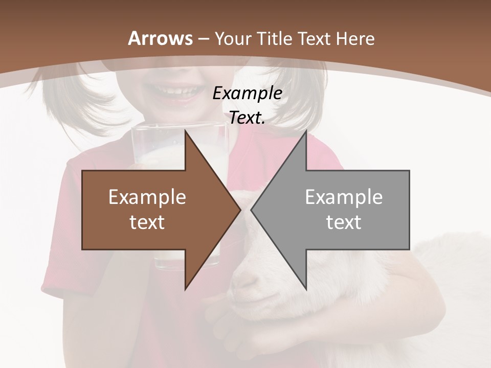 Caucasian Dairy Healthy PowerPoint Template