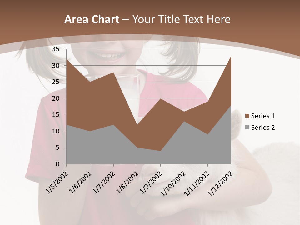 Caucasian Dairy Healthy PowerPoint Template