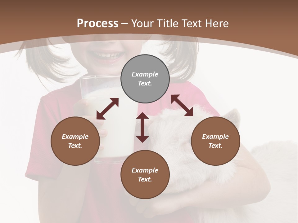 Caucasian Dairy Healthy PowerPoint Template
