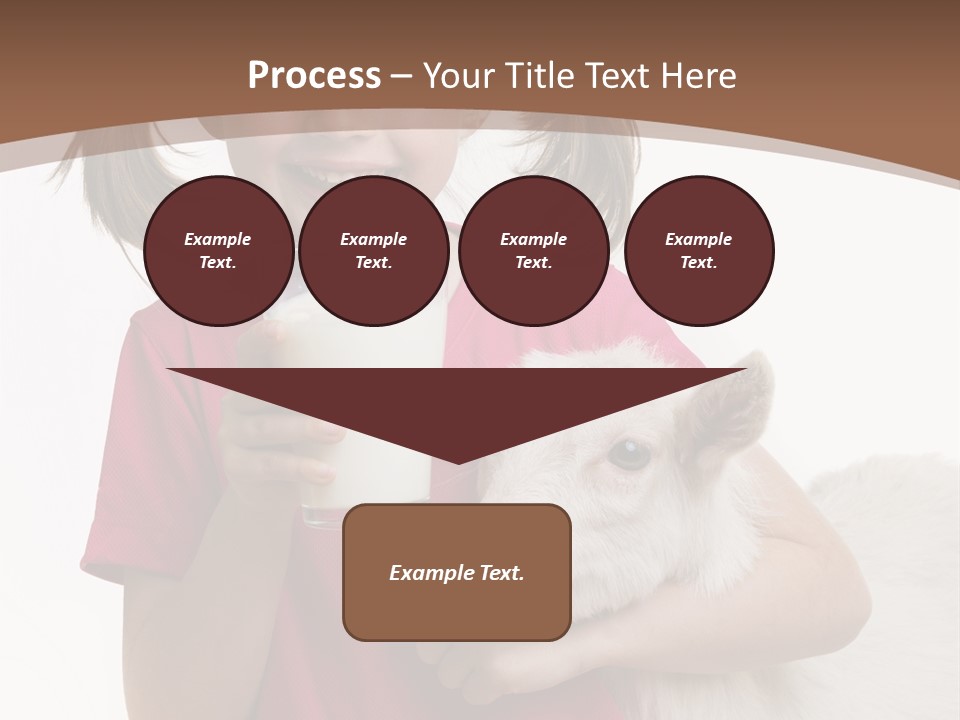 Caucasian Dairy Healthy PowerPoint Template