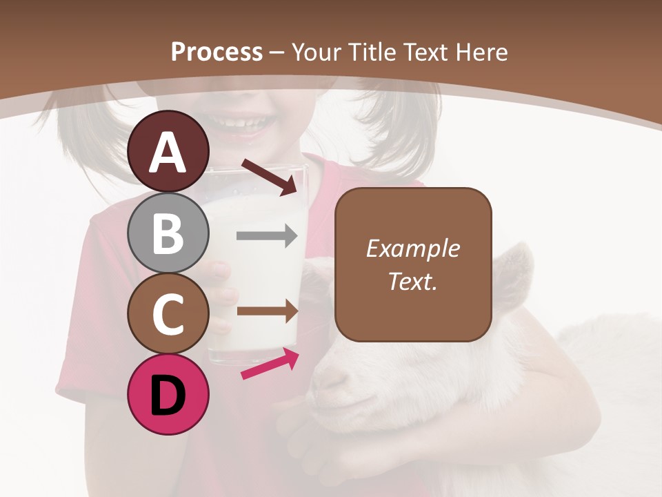 Caucasian Dairy Healthy PowerPoint Template