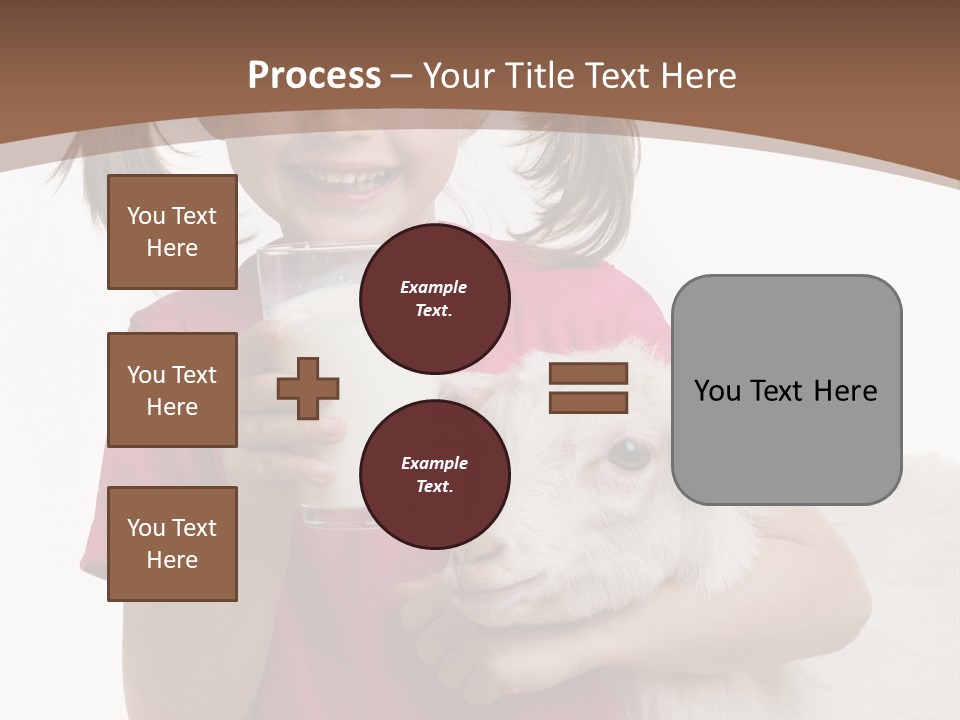 Caucasian Dairy Healthy PowerPoint Template