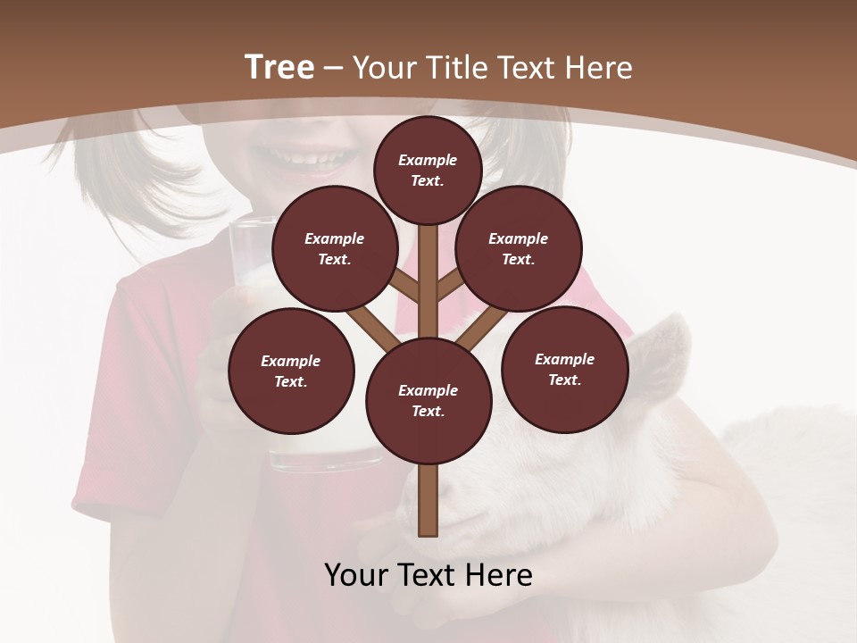 Caucasian Dairy Healthy PowerPoint Template