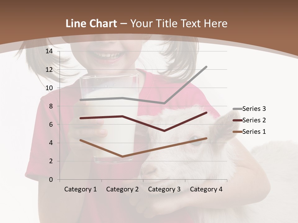 Caucasian Dairy Healthy PowerPoint Template