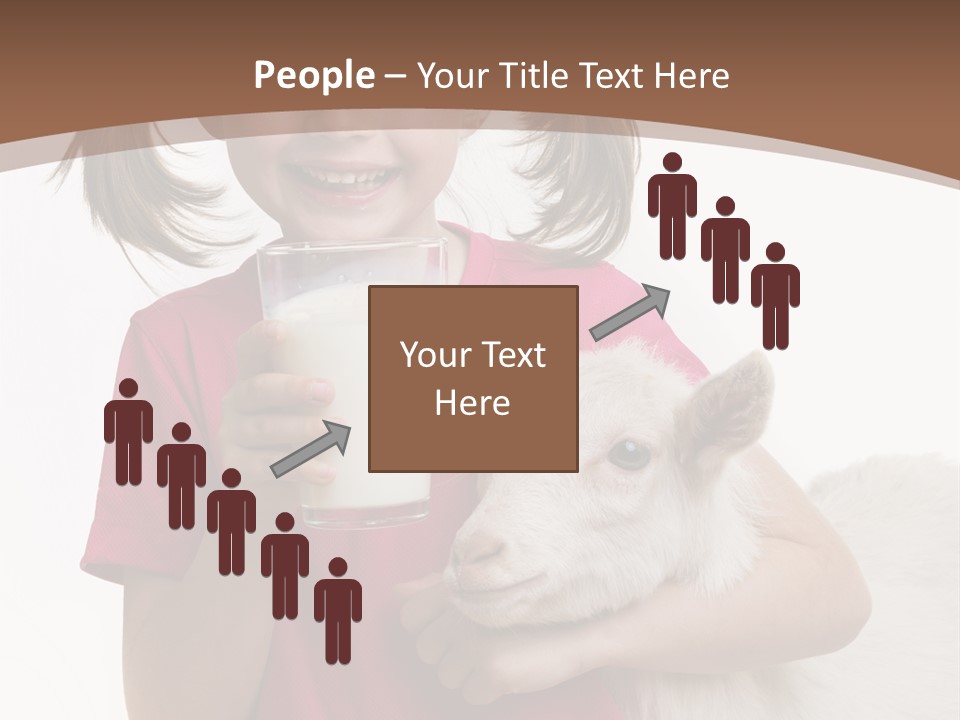 Caucasian Dairy Healthy PowerPoint Template