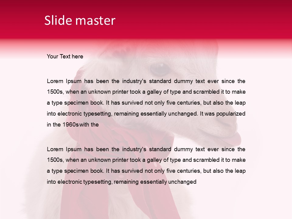 Milk Season One Animal PowerPoint Template