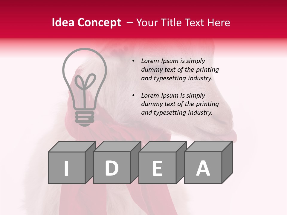 Milk Season One Animal PowerPoint Template