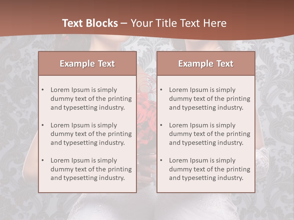 Beauty Isolated Beautiful PowerPoint Template