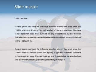 Energy Jump Tie PowerPoint Template
