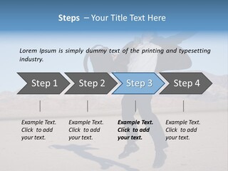 Energy Jump Tie PowerPoint Template