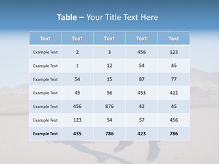 Energy Jump Tie PowerPoint Template