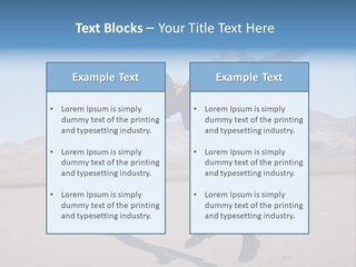 Energy Jump Tie PowerPoint Template
