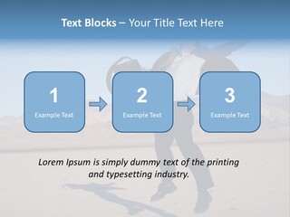 Energy Jump Tie PowerPoint Template