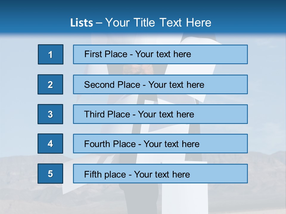 Ceo Career Businessman PowerPoint Template