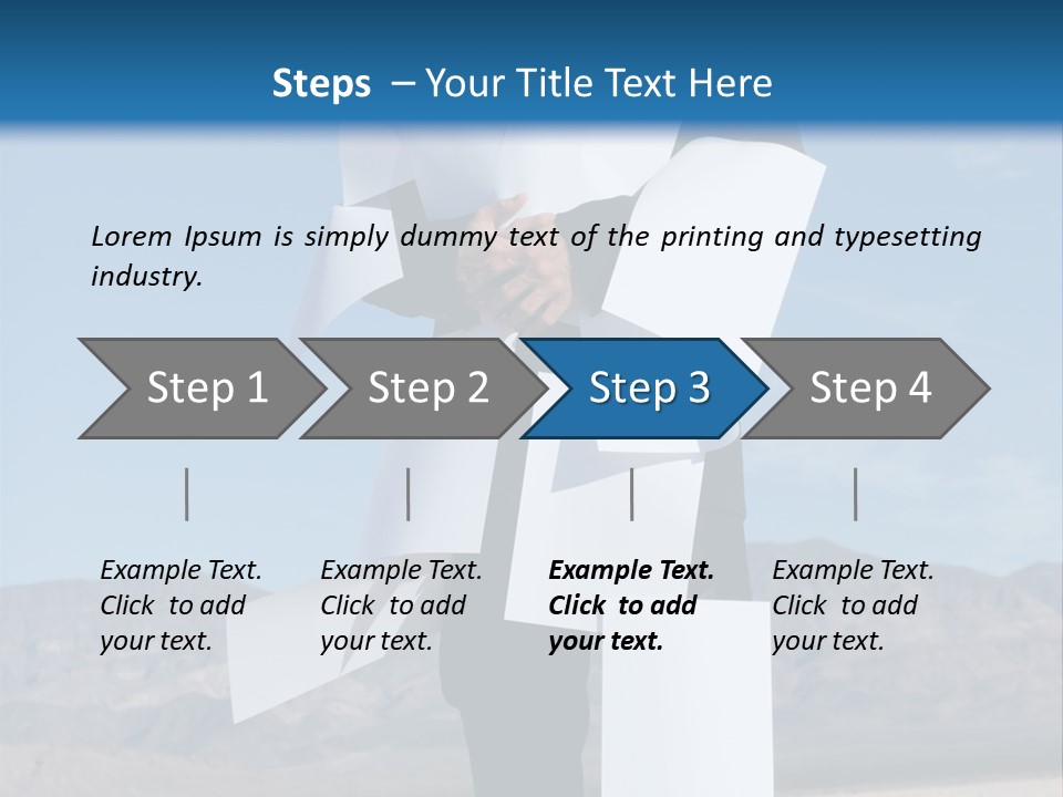 Ceo Career Businessman PowerPoint Template