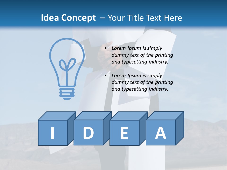 Ceo Career Businessman PowerPoint Template