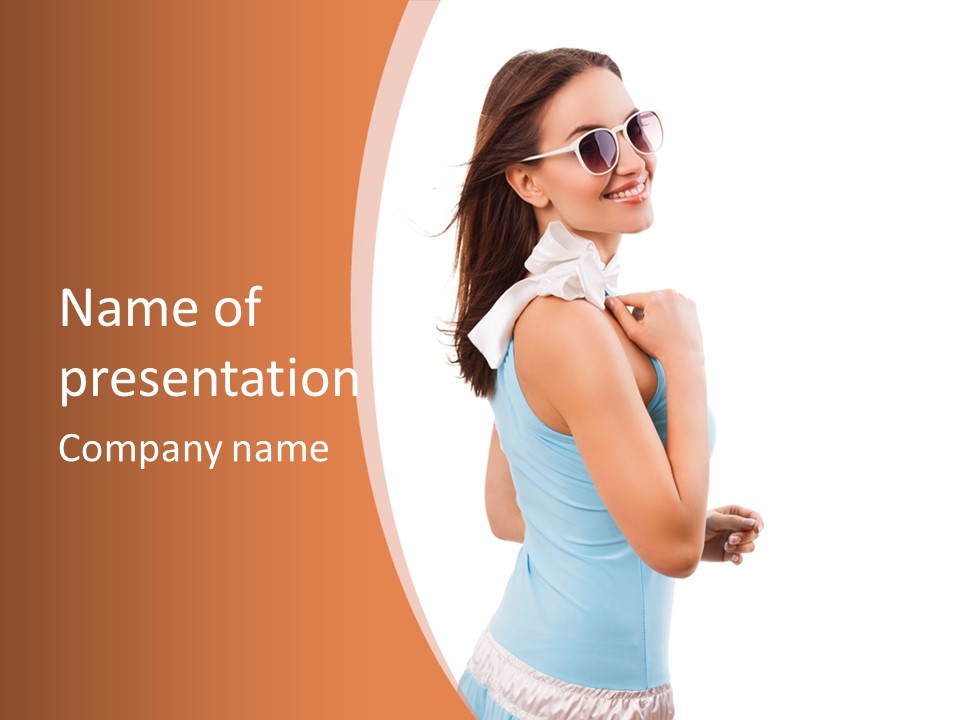 Sch Weiblich Sommer PowerPoint Template